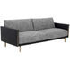 Ashi Nash Zebra / Coal Black Sofa