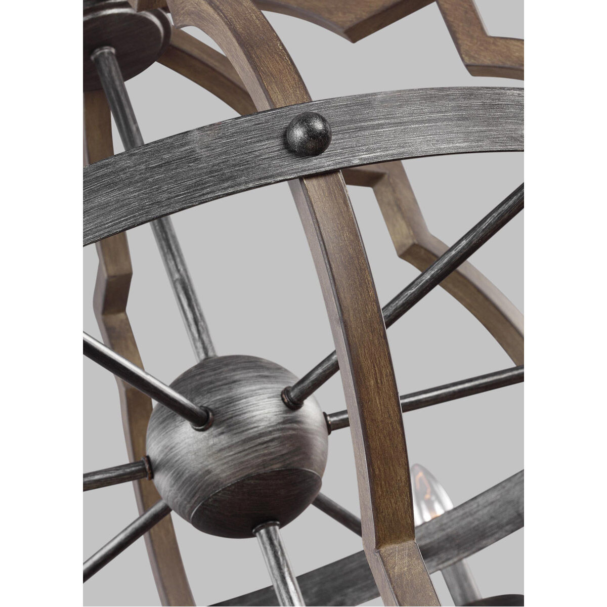 Socorro 6 Light 40 inch Stardust Chandelier Ceiling Light