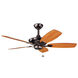 Canfield 44 inch Oil Brushed Bronze with Cherry Blades Ceiling Fan