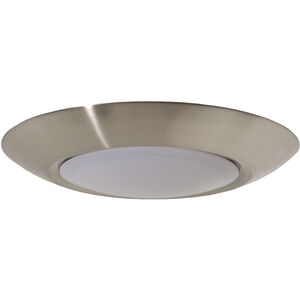 Bejamin LED 5.91 inch Brushed Polished Nickel Flushmount Ceiling Light