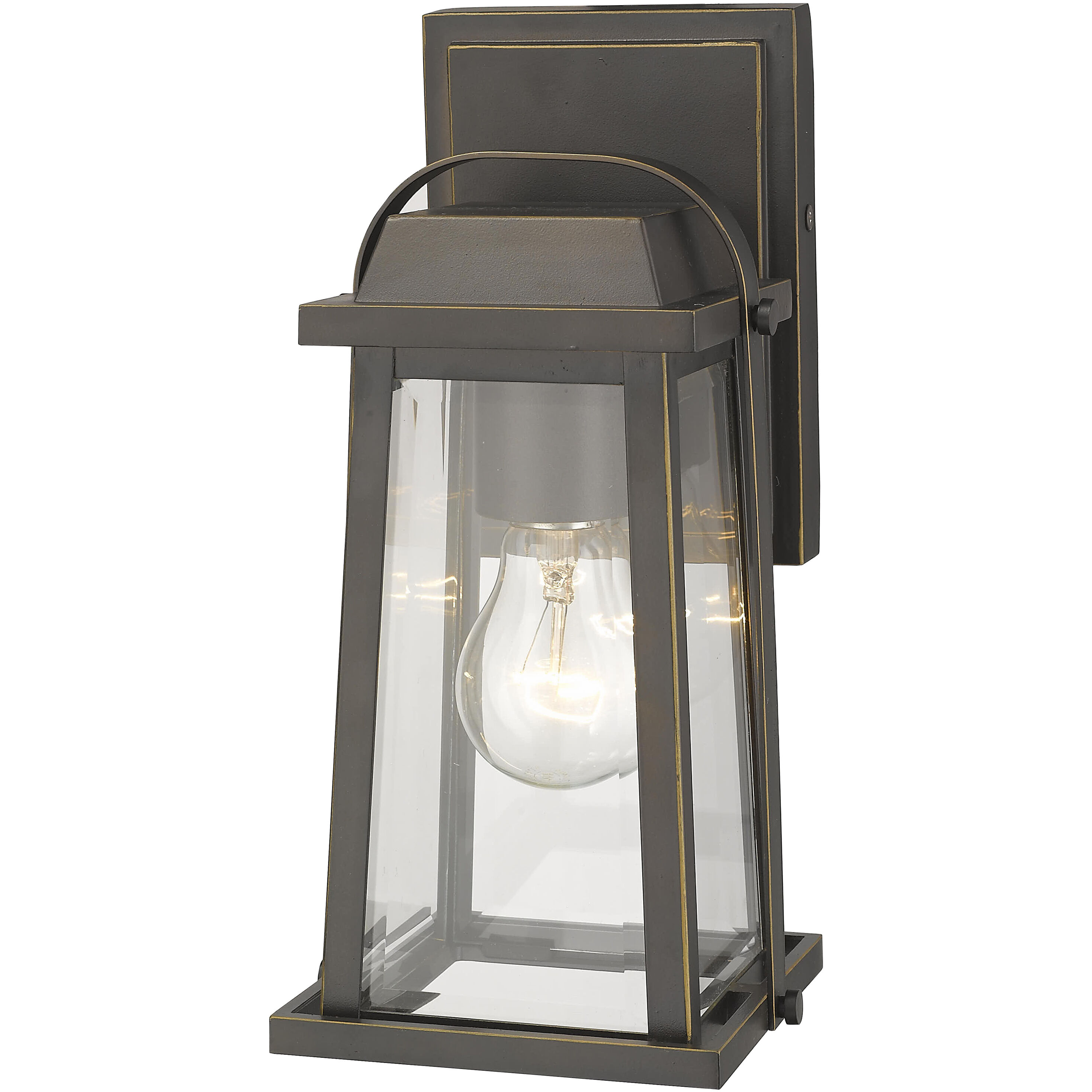 Millworks Outdoor Wall Light in Oil Rubbed Bronze