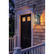 Durham 1 Light 15 inch Verde Green Outdoor Sconce in Seedy Glass, Brass Traditions by Innovations Lighting