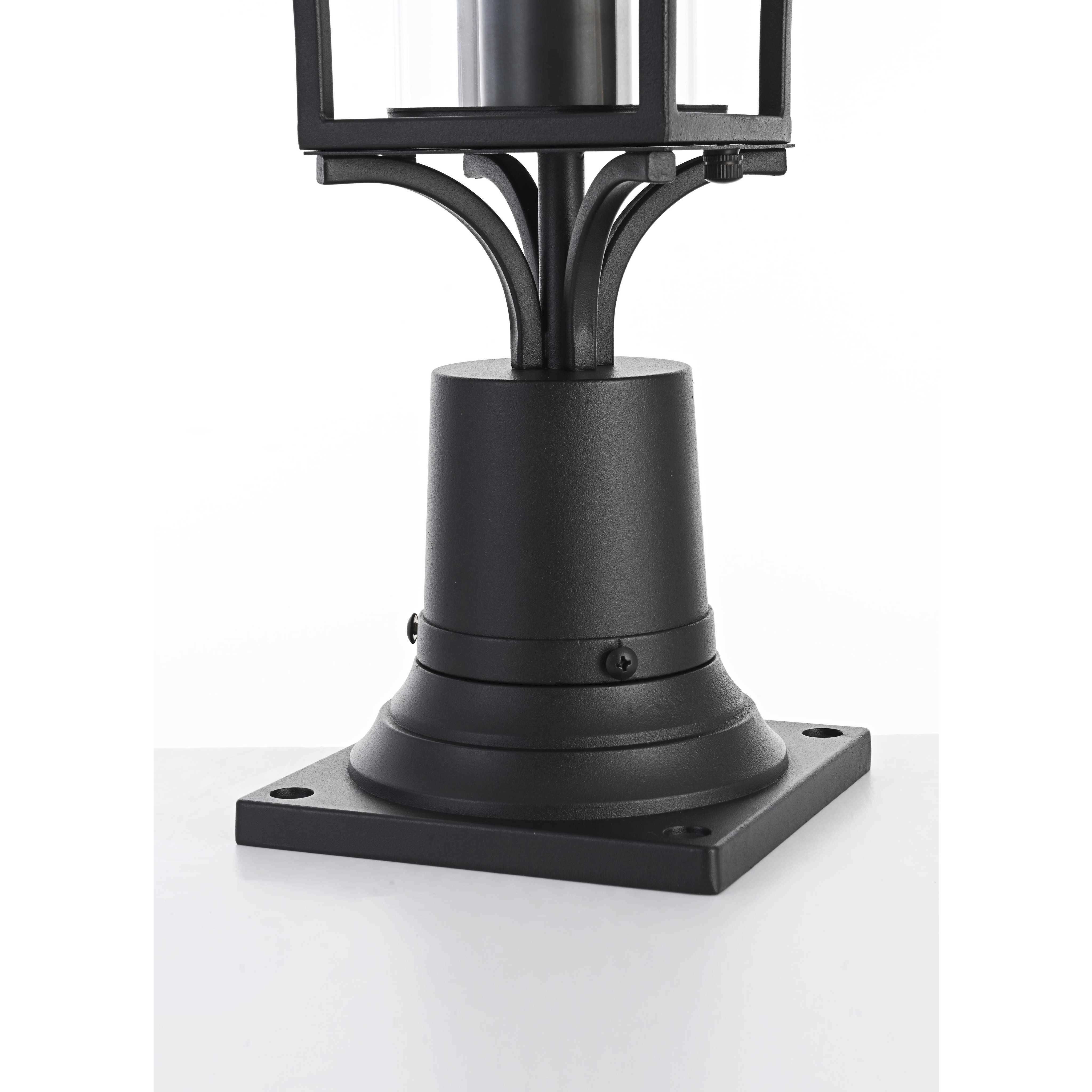 Belgrade 1 Light 19 inch Black Outdoor Post Light