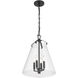 Voss 4 Light 15.25 inch Matte Black Pendant Ceiling Light