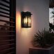 Dunton 1 Light 11 inch Black Outdoor Wall Sconce