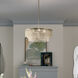 Khaite 4 Light Champagne Bronze Chandelier Ceiling Light