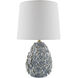 Marradi 22 inch 100 watt Glazed and Plated Accent Table Lamp Portable Light