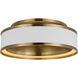 Chapman & Myers Connery 1 Light 18.00 inch Flush Mount