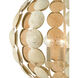 Tartufo 4 Light 19.25 inch Coco Cream Chandelier Ceiling Light