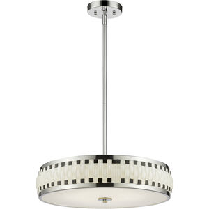 Sevier LED 20 inch Chrome Chandelier Ceiling Light