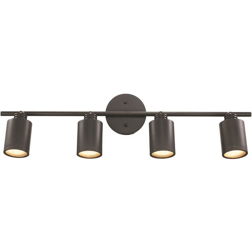 Holdrege 4 Light 120V Rubbed Oil Bronze Track Light Ceiling Light