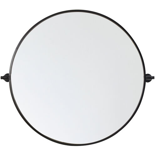 Everly 30 X 30 inch Black Mirror