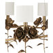 Rosabel 8 Light 35 inch Antique Brass Chandelier Ceiling Light