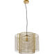 Deleon 1 Light 18.5 inch Brass Pendant Ceiling Light