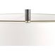 Scopello 29.5 inch 150 watt Antiqued Aluminum Table Lamp Portable Light