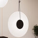 Meclisse LED 22 inch Satin Black Pendant Ceiling Light