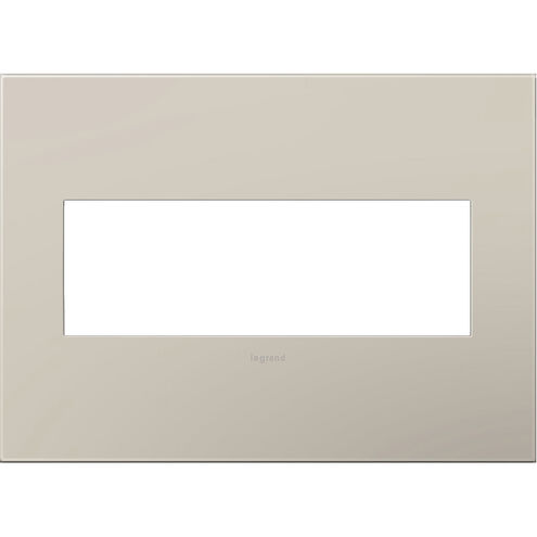 Adorne Greige Wall Plate, 3-Gang