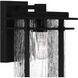 McAlister 1 Light 12 inch Earth Black Outdoor Wall Lantern