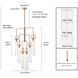 Jayden 6 Light 24.25 inch Lacquered Gold Chandelier Ceiling Light