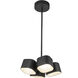 Arena LED 11.5 inch Black Pendant Ceiling Light