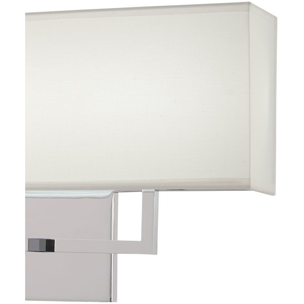 Sconces 2 Light 16 inch Chrome Wall Sconce Wall Light in Incandescent