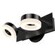 Variety 2 Light 10 inch Satin Dark Gray Vanity Light Wall Light
