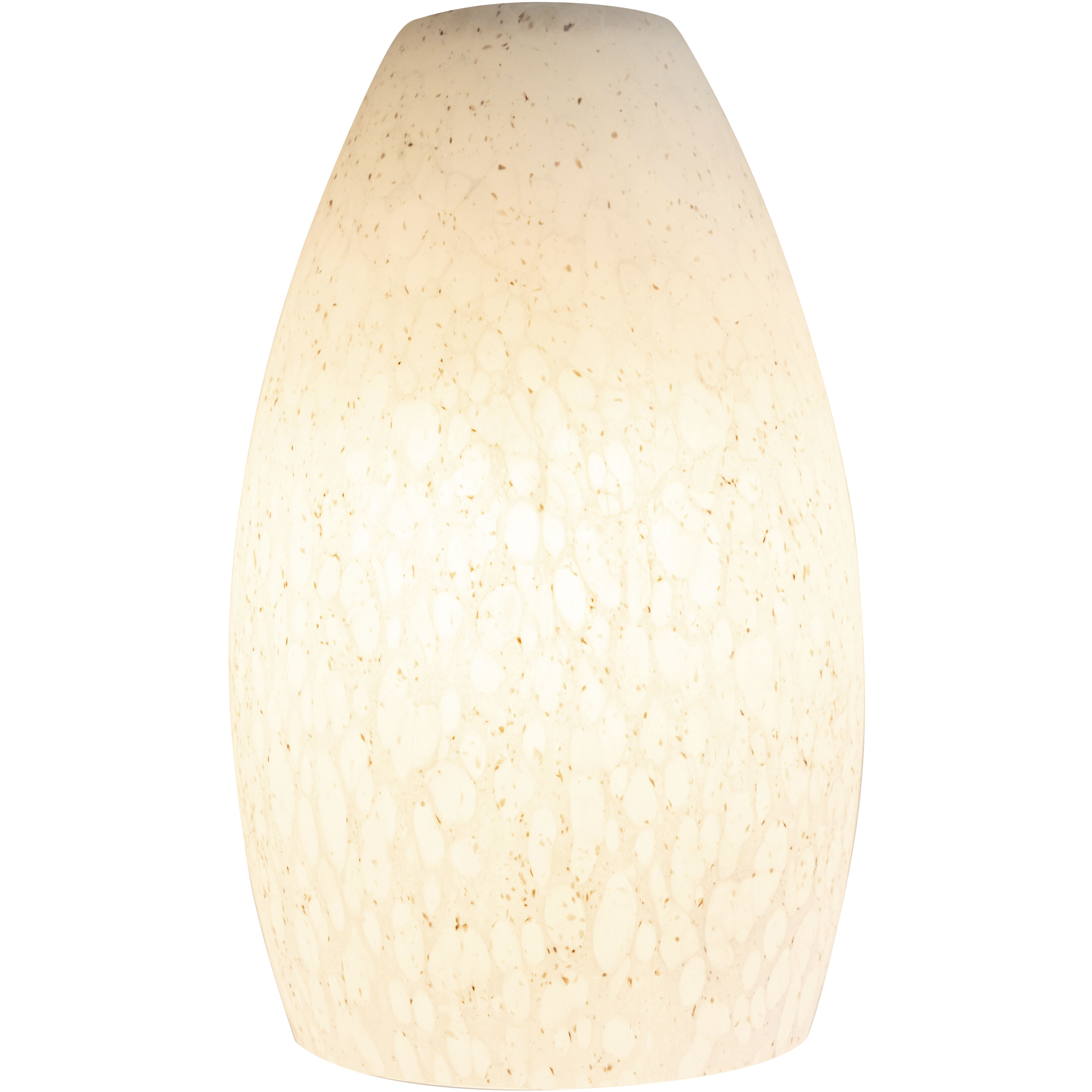 Merlot 5 inch Pendant Ceiling Light in White Stone