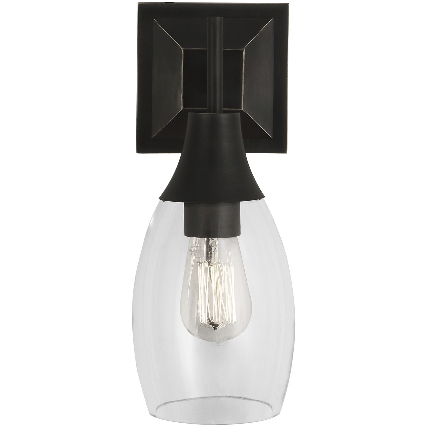 Grace 1 Light 5 inch Deep Patina Bronze Wall Sconce Wall Light