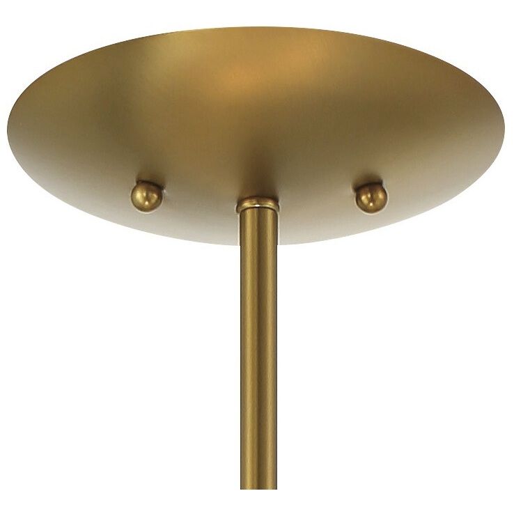 BAX 4 Light 24 inch Sand Coal and Soft Brass Pendant Ceiling Light