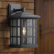 Stonington 1 Light 16 inch Mystic Black Outdoor Wall