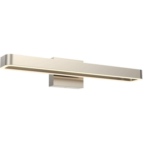 Aria 1 Light 24 inch Satin Nickel Vanity Light Wall Light, Swivel