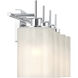 Modern 4 Light 30.75 inch Chrome Bathroom Vanity Light Wall Light