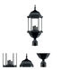 Madison 3 Light 22 inch Matte Black Exterior Post Mount Light
