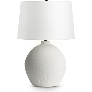Trudelle 23.5 inch 150.00 watt White Table Lamp Portable Light