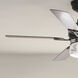Lyndon 52 inch Distressed Black with Dark Walnut Blades Ceiling Fan