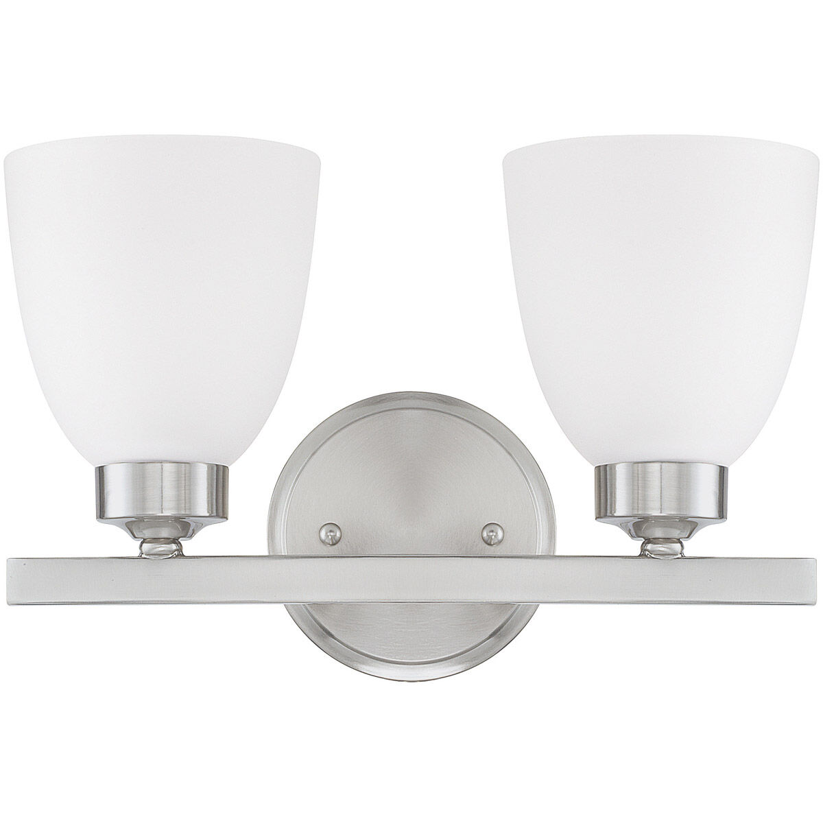 Jameson 2 Light 13 inch Brushed Nickel Vanity Light Wall Light