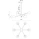 Alora Mood Willow 6 Light 37 inch Matte Black Chandelier Ceiling Light