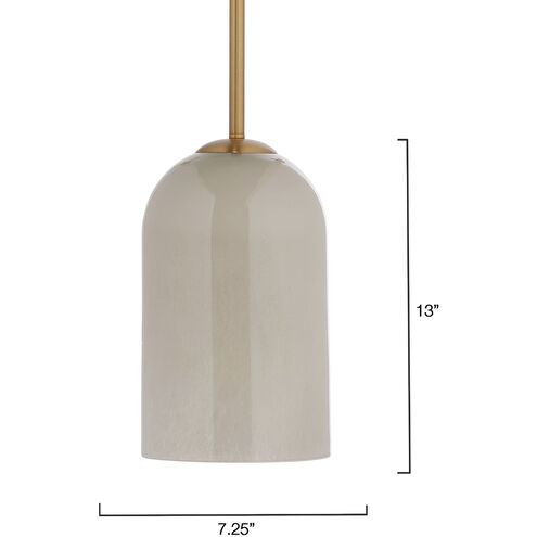 Holt 1 Light 7.25 inch Antique Brass Pendant Ceiling Light