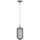 Reece 1 Light 6 inch Aged Brass Mini-Pendant Ceiling Light