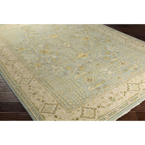 Castle 36 X 24 inch Charcoal / Light Brown / Mustard / Olive Handmade Rug