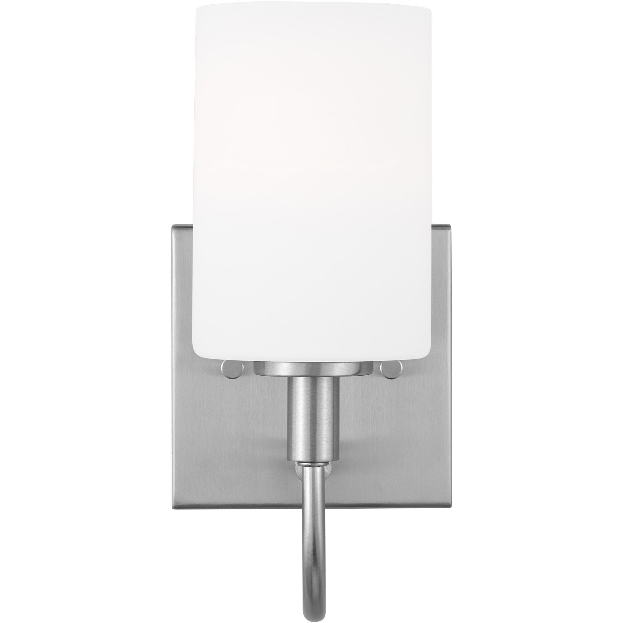 Oak Moore 1 Light 4.88 inch Brushed Nickel Bath Vanity Wall Light