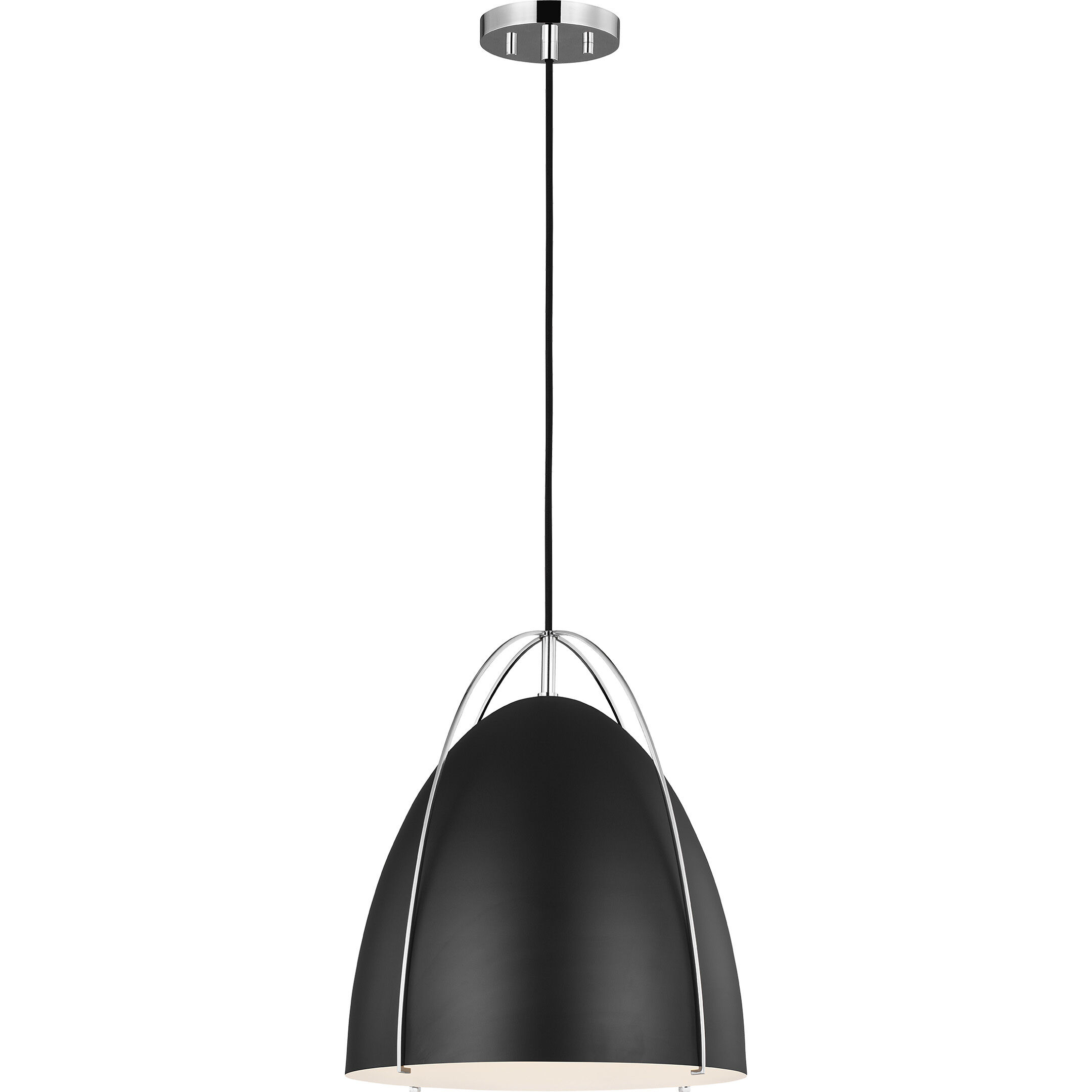 Sean Lavin Norman 1 Light 13.38 inch Chrome Pendant Ceiling Light