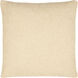 Eesha 22 X 22 inch Tan Accent Pillow