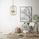 Rosenfeld 4 Light 14 inch Brass Pendant Ceiling Light