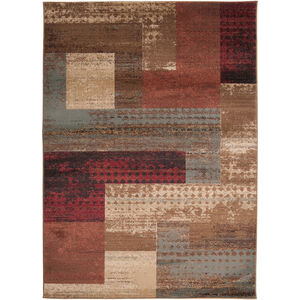 Bristol 63 X 47 inch Red Rug, Rectangle