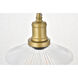 Waltz 3 Light 41 inch Brass Pendant Ceiling Light