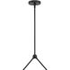 Xavier 2 Light 42 inch Matte Black Linear Chandelier Ceiling Light
