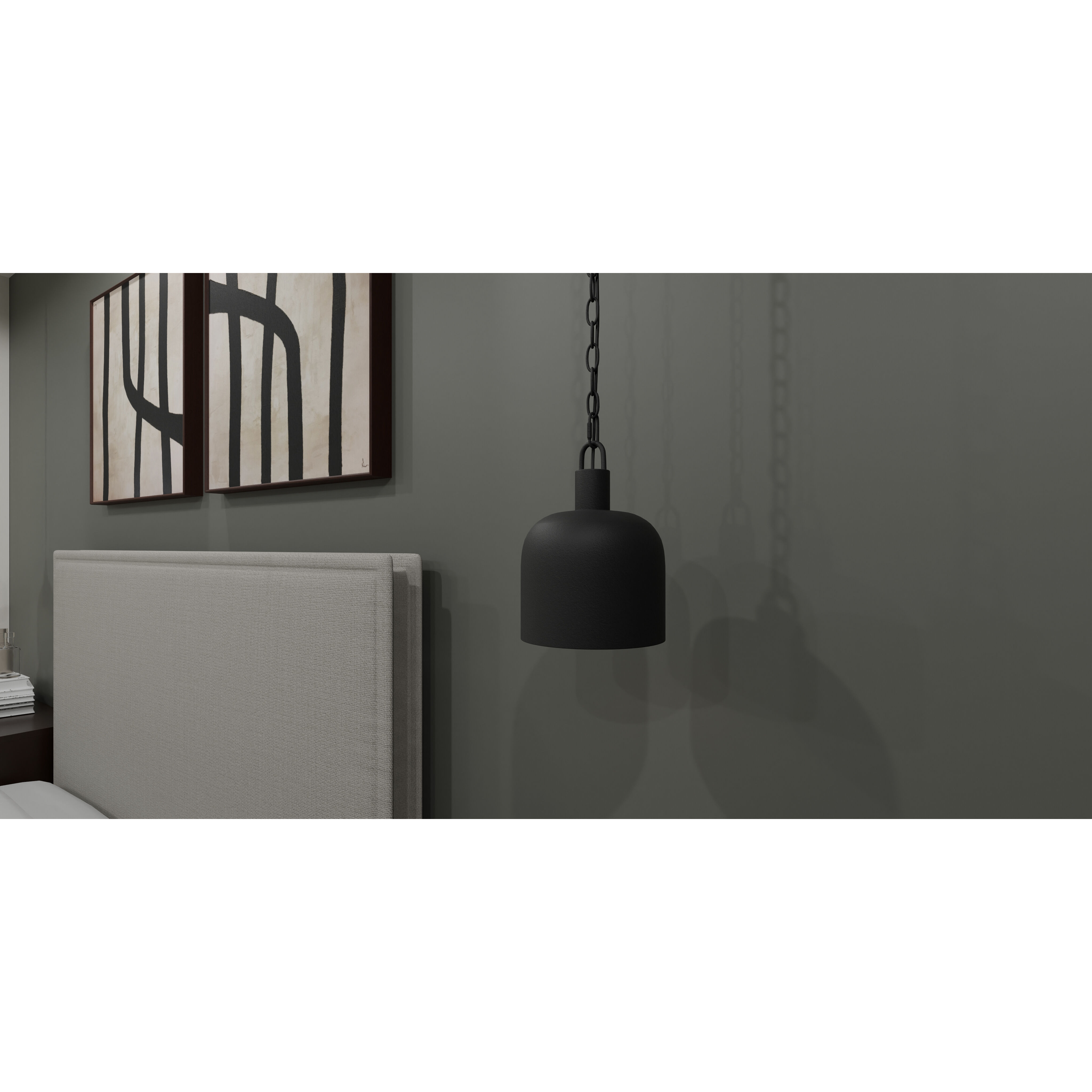 Raquel 1 Light 8 inch Matte Black Mini Pendant Ceiling Light, Small