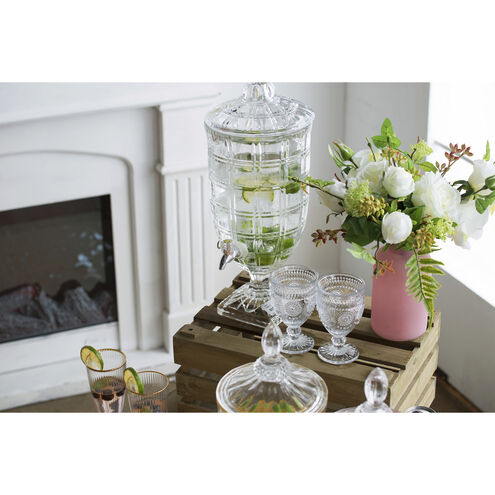 Anita Clear and Polished Silver Drink Dispenser