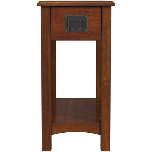 Larina One- Drawer Shaker Side Table in Light Brown